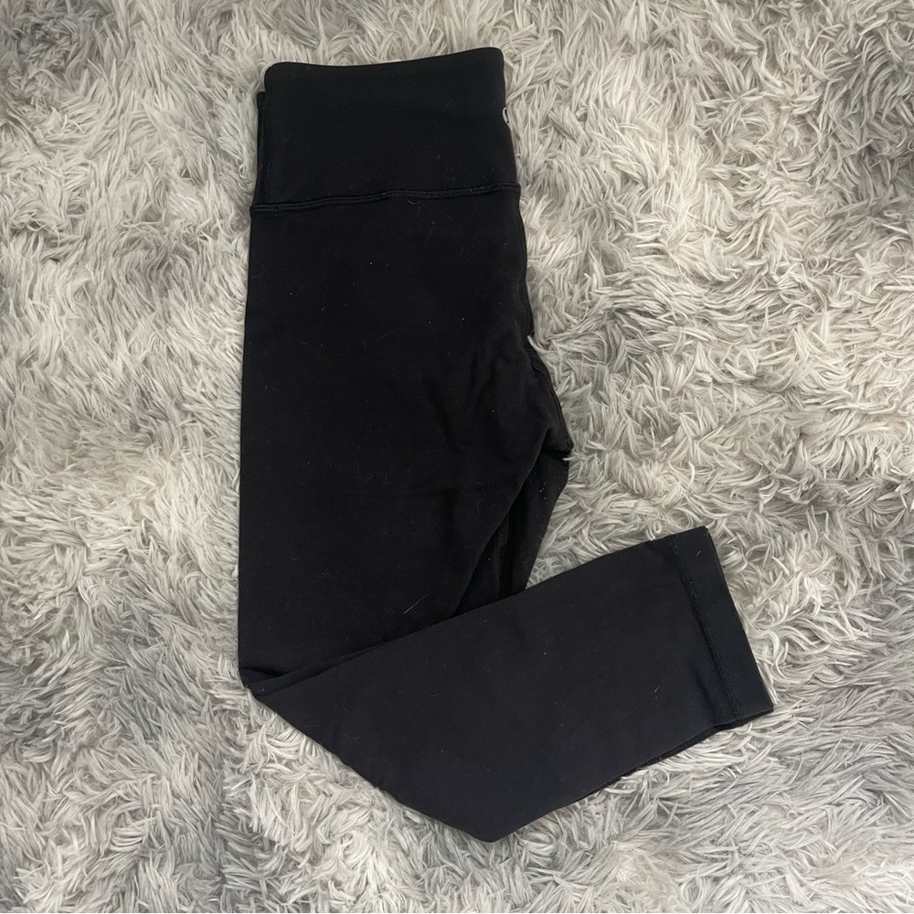 Black Lululemon Leggings 23”